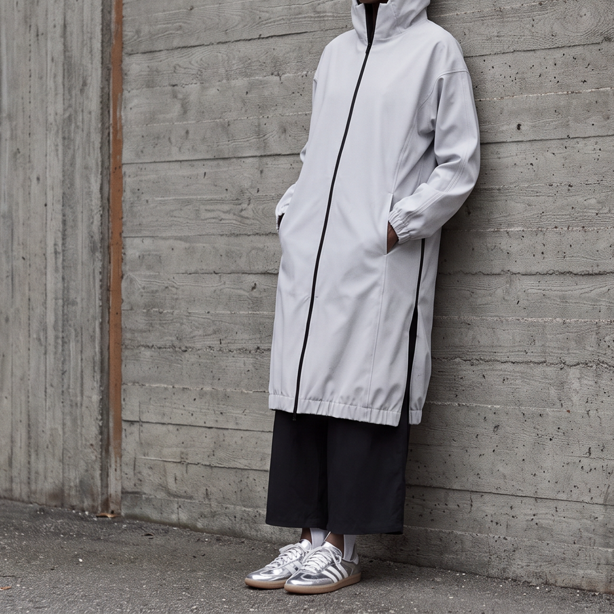 PLUVIO RAIN JACKET | Chalk