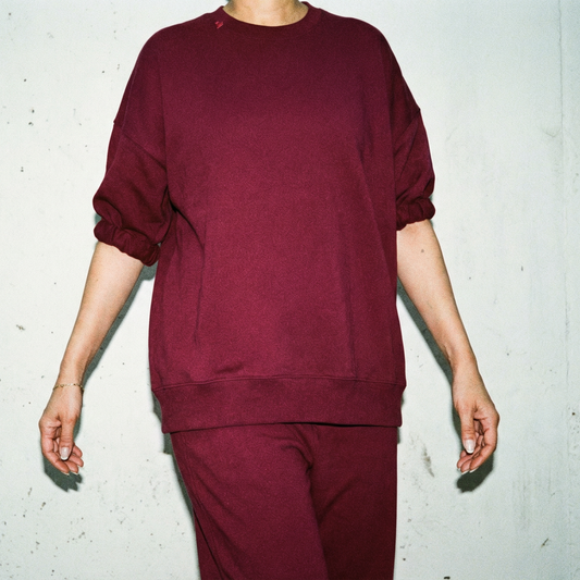 SLOANE MARU SWEATSHIRT | Merlot