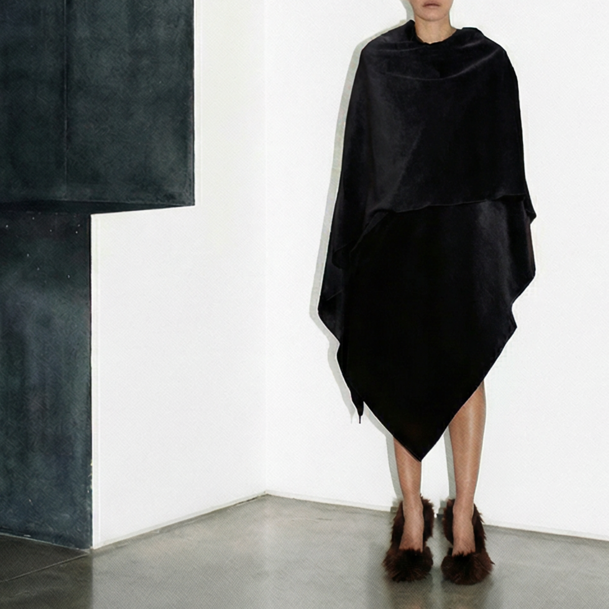 VELOUTÉ NIDO WRAP | Black