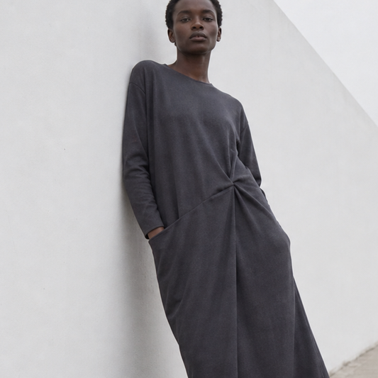 SILVA NODO DRESS | Charcoal