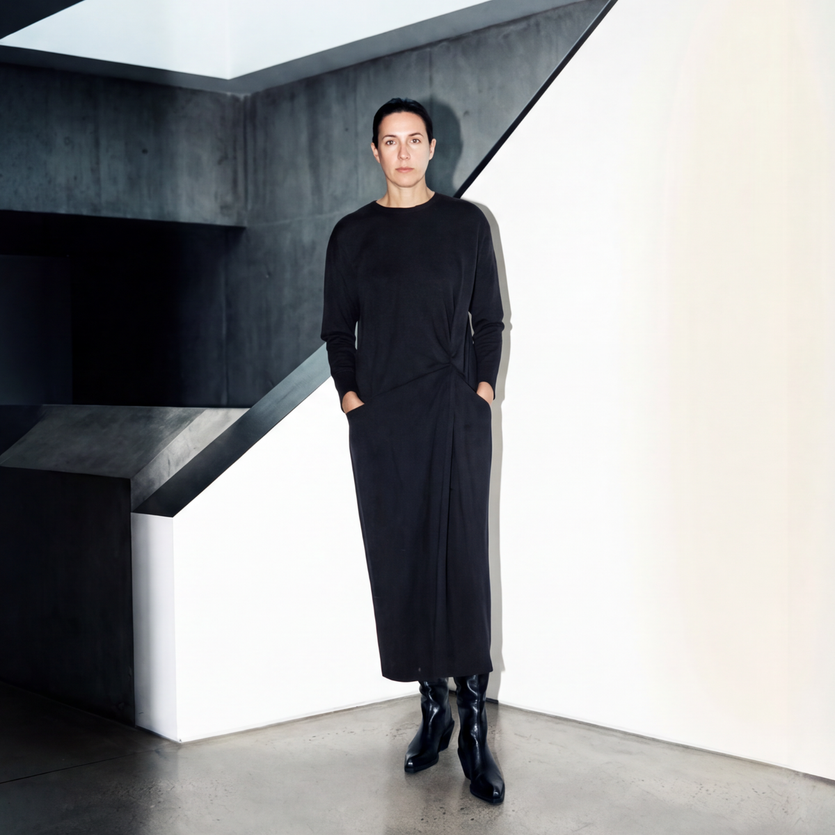 SILVA NODO DRESS | Black