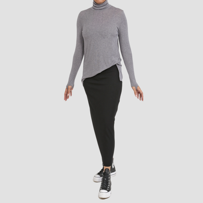 SIMON POPPY ROLLNECK Grey Mix