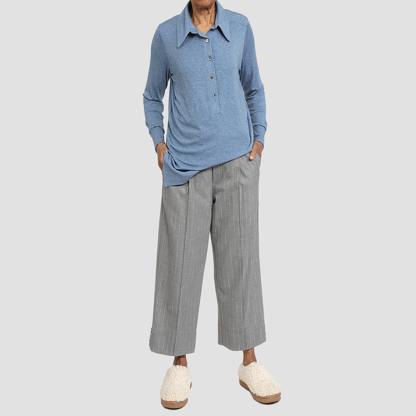 SIMON ARCHER POLO Blue Mix