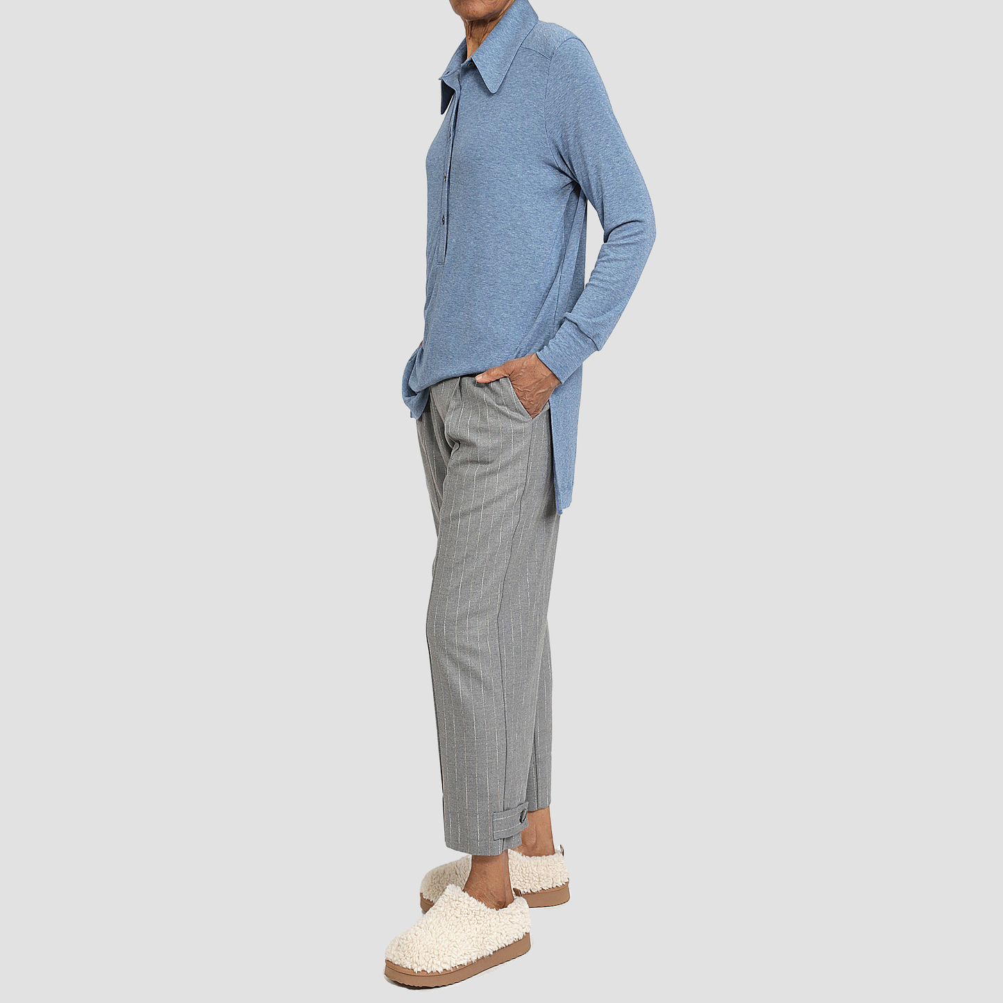 SIMON ARCHER POLO Blue Mix
