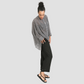 CAMILLE MIDORI TUNIC Black/Ivory