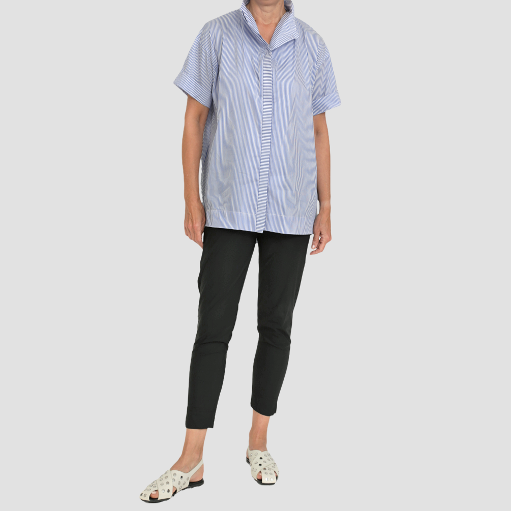 WESLEY LAHARA SHIRT Blue Stripe