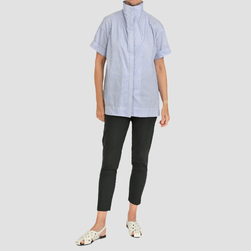 WESLEY LAHARA SHIRT Blue Stripe
