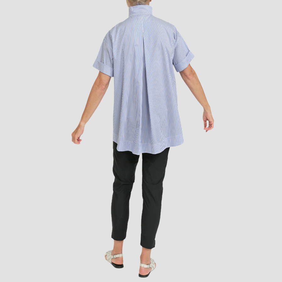 WESLEY LAHARA SHIRT Blue Stripe