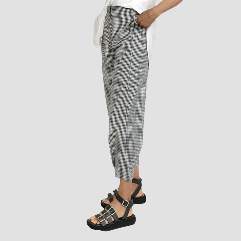 MICKEY UNO PANT Ivory/Black