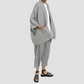 MICKEY UNO PANT Ivory/Black