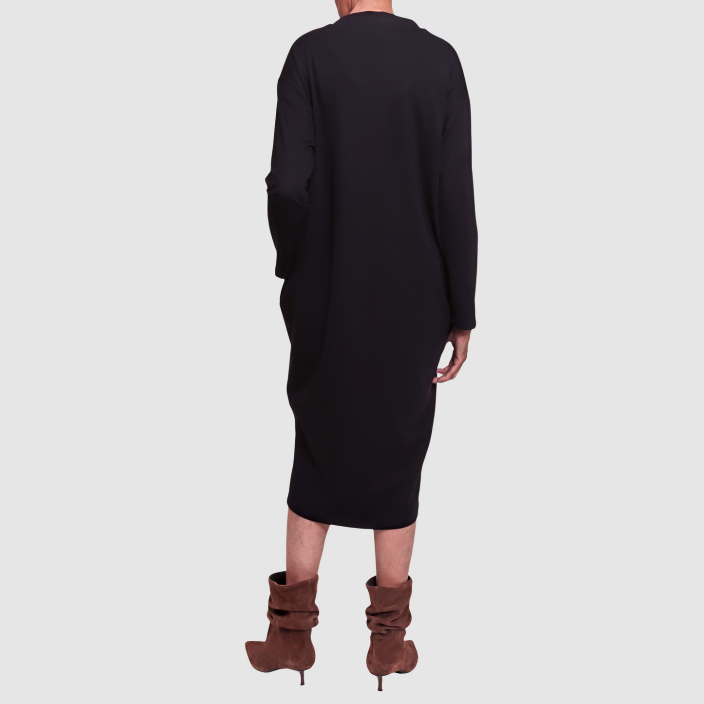 SILVA BATEAU DRESS Black