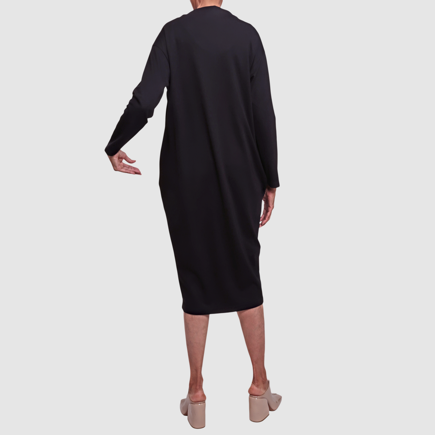 SILVA BATEAU DRESS Black