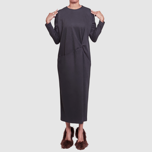 SILVA NODO DRESS Charcoal