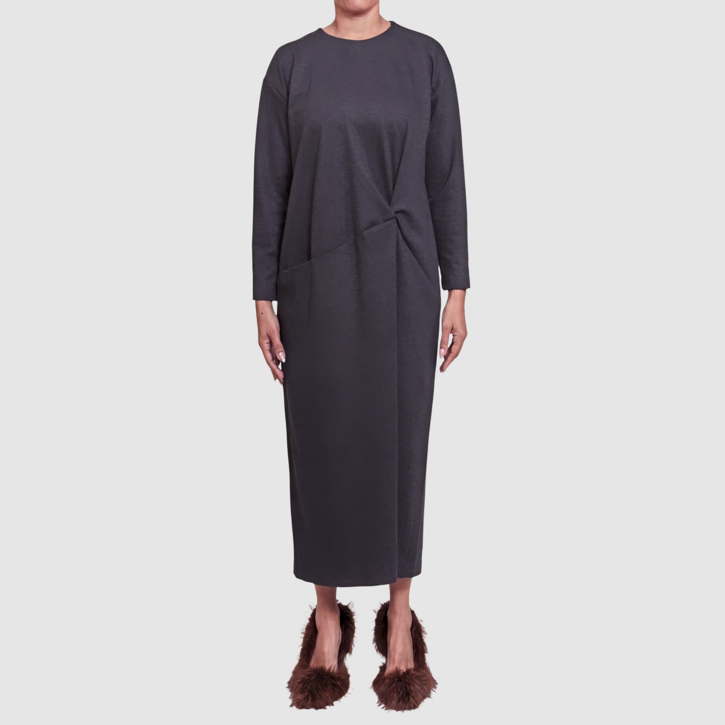 SILVA NODO DRESS Charcoal