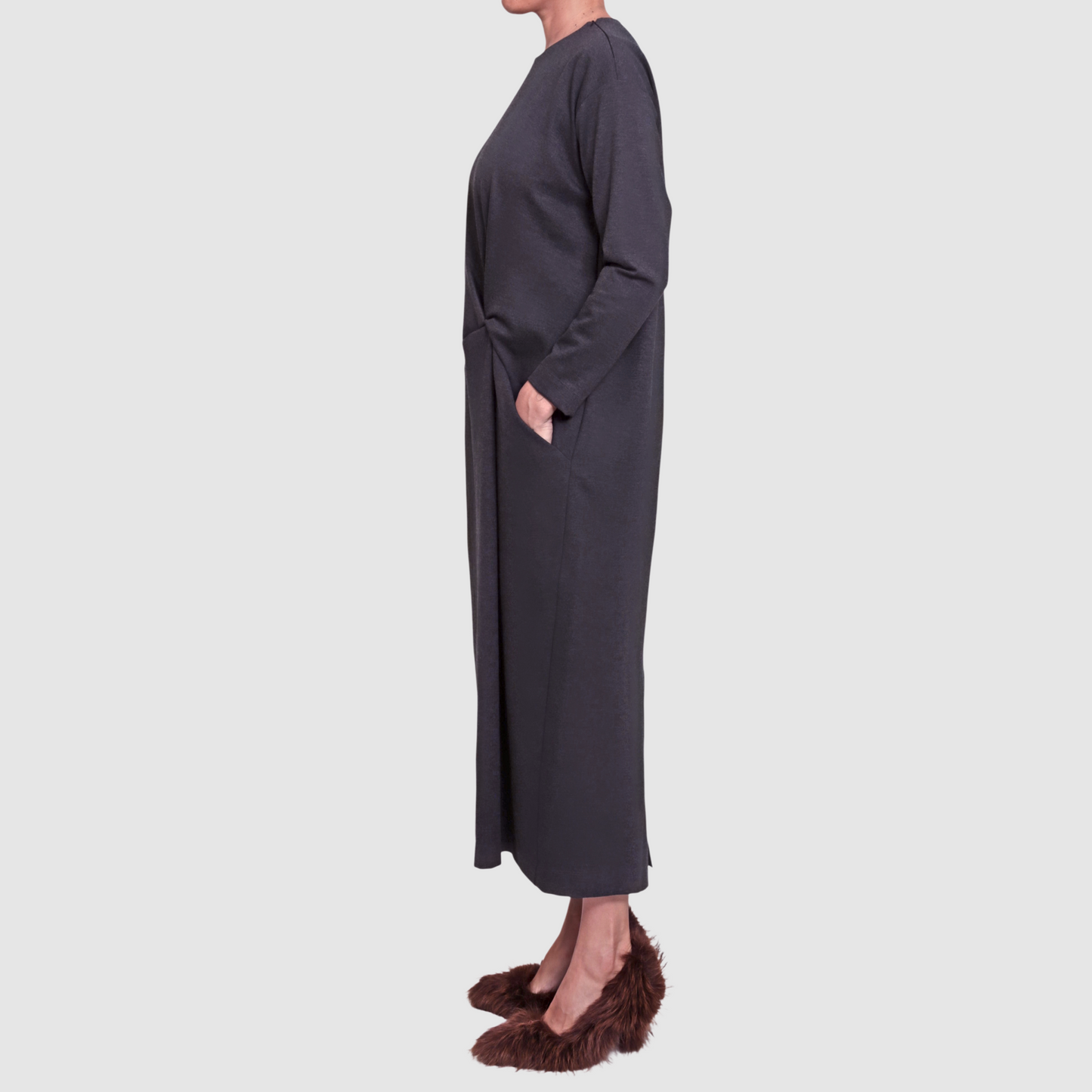 SILVA NODO DRESS Charcoal