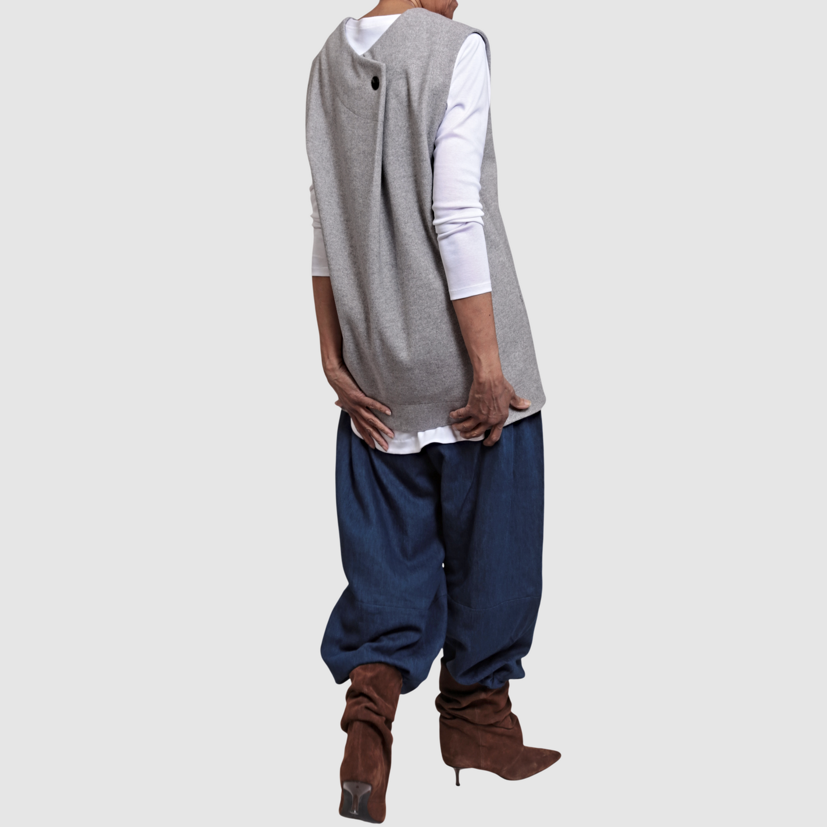 AMIRA KASA VEST Grey Mix