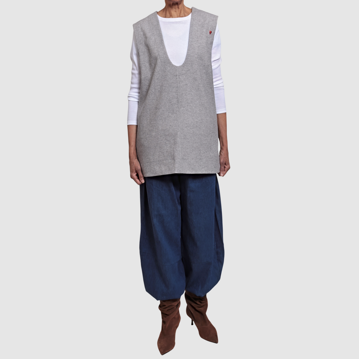 AMIRA KASA VEST Grey Mix