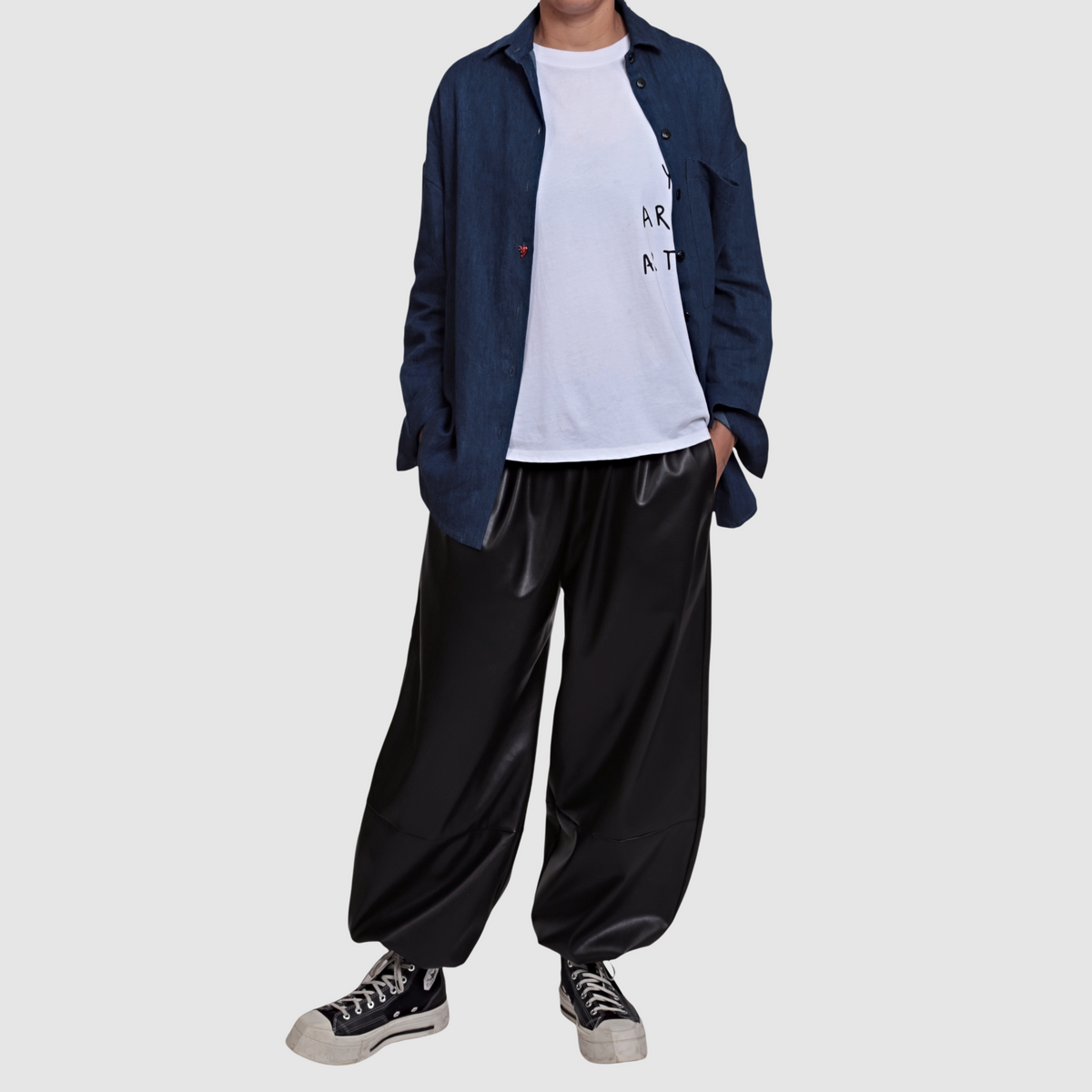 ZEYA CINCH PANT | Onyx