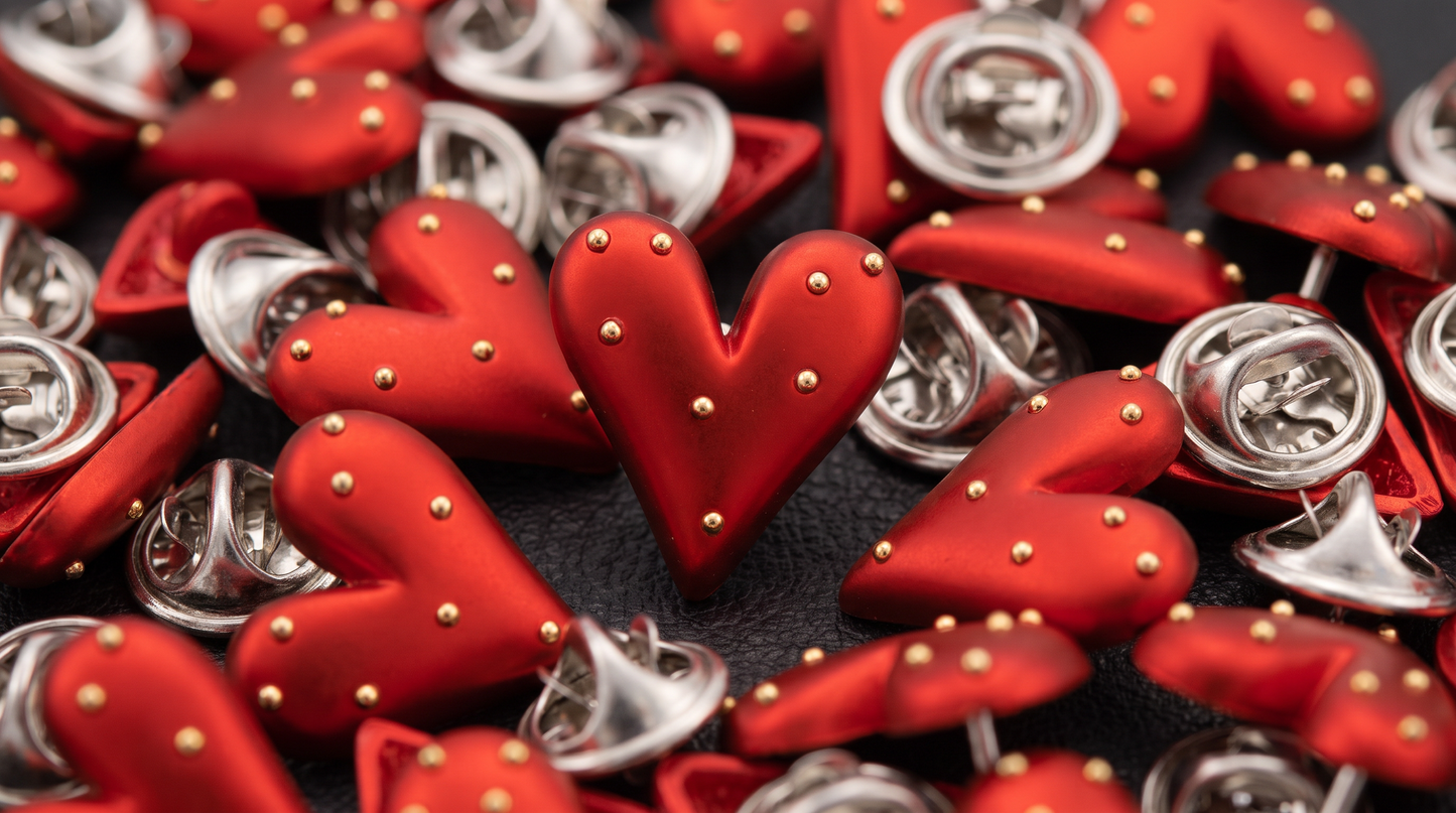 THOUSAND HEARTS - Red/Gold